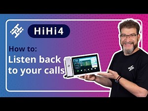 How to listen back to your calls on HiHi4