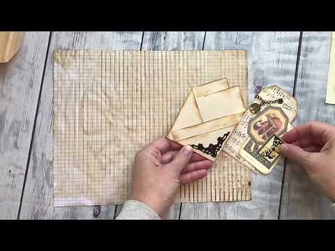 Quick and Easy Junk Journal Pocket, Junk Journaling Tutorial, Loaded Pocket for Junk Journal
