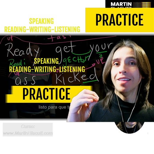 REAL LIFE ENGLISH! PRACTICE Ejercicio para mejorar tu Inglés de una vez por todas Unete al curso para aprender desde "Cero" #englishlearning #pronunciation #englishteacher #Englishwithmartinblacutt | English With Martin Blacutt