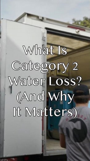 Did you know that your water loss has a category? Here's why.
