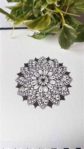 Step by step Mandala tutorial | mandala for beginners | mandala guide | draw a mandala with me