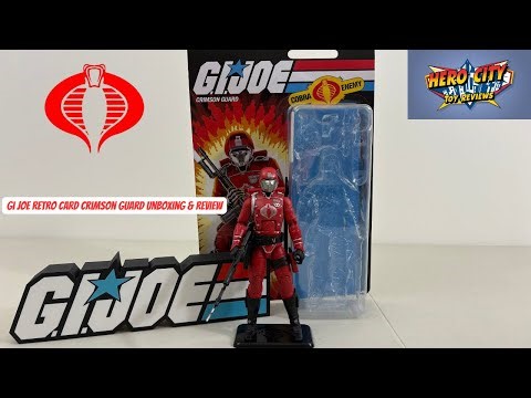 GI JOE Classified Retro Crimson Guard Unboxing & Review!
