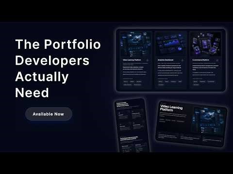 Premium Developer Portfolio Template | Next.js + TypeScript