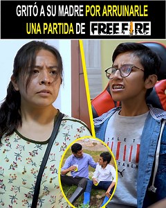 15M views · 240K reactions | Gritó a su madre por arruinarle una partida de free fire, ella no tolero e hizo esto. | Chinita y Eder | Facebook