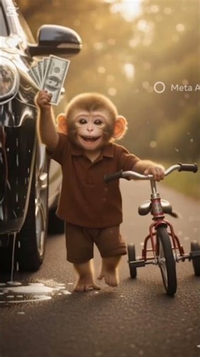 AI Monkey Acting Like a Human 😱