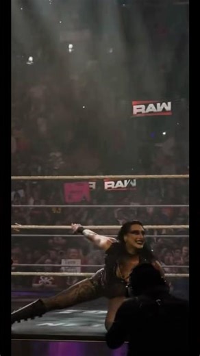 Rhea Ripley FIRST NETFLIX RAW appearance #rhearipley #wwe #rawnetflix