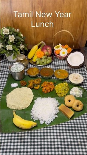 Puthandu special lunch | Tamil New Year sapad #festivalfood #tamilsapad #viralrecipe #vegetarian