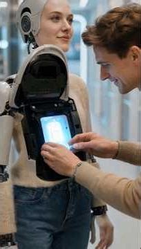 Guy Tries Out the Newest Girlfriend Robot at the Expo.