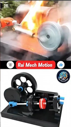 Amazing Mini Steam Engine ⚙️|Heat Power to Mechanical Motion #mechanicalengineering #usa #tech #like