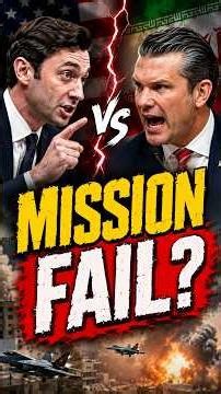 Jon Ossoff HUMILIATES Pete Hegseth Over Iran War Claims? Explosive Senate Hearing Explained