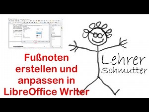 Fußnoten erstellen und anpassen in LibreOffice Writer