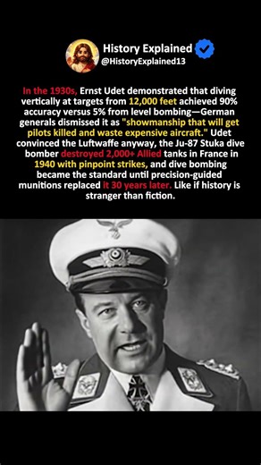 The Pilot Who Said Dive Bombing Was Most Accurate and Generals Called It a Circus Stunt