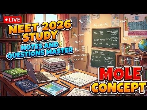 Live Mole concept NEET 2026 Study with me
