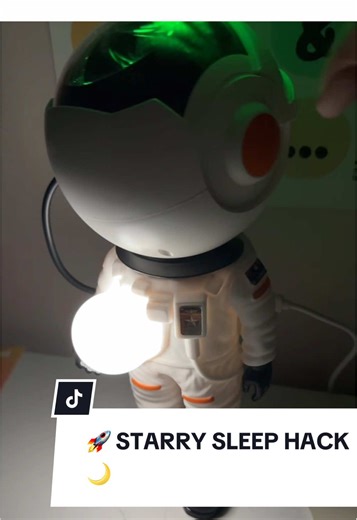 Astronaut Starlight Projector That Helps Kids Actually Fall Asleep 🚀 @Rossetta Meet the Rosetta Astronaut Projector — the color-changing, galaxy-making nightlight every tired parent needs. 🌙✨ With multiple star colors, an auto-off timer, soothing ambient light, and a cute astronaut design, this projector turns any room into a calming space so kids relax, fall asleep faster, and stay asleep longer. Perfect for sleep struggles, bedtime routines, or just creating a cozy vibe they’ll love. #projec