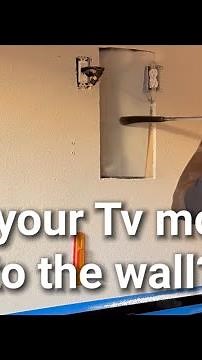 Want your TV more flush to the wall?