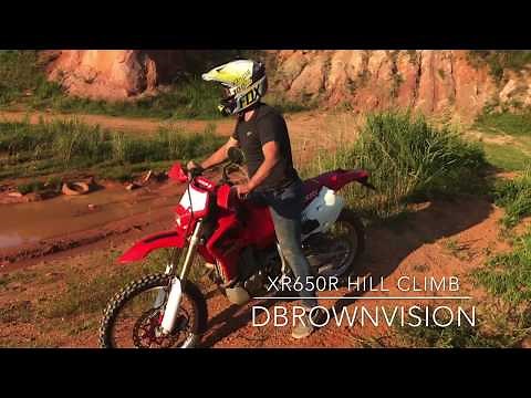 Honda XR650R Dirt Bike Hill Climb