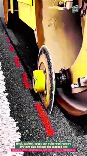 Asphalt Edge Cutting Machine Trims Road Joints with 390 mm Disc for Stronger Repairs