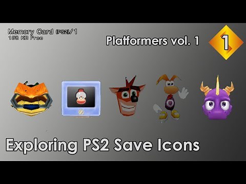 Exploring PS2 Save Icons 1 - Platformer Edition