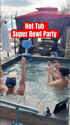 Expert Reveals BEST Hot Tub Super Bowl Party