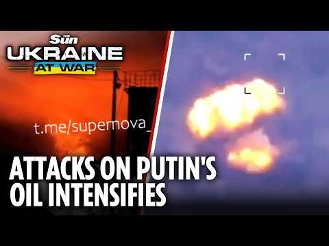 Ukraine strike Russia’s largest oil port again with drone attack on Ust-Luga port