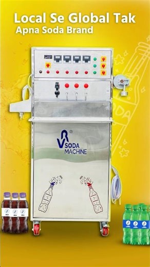 Soda Bottling Plant 1+ 3 | High Production Capacity | Best Quality Soda Machine