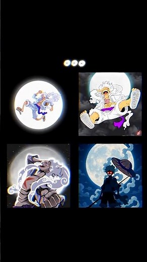 Monkey D Luffy With Moon #luffy #monkeydluffy #anime #zoro #nami