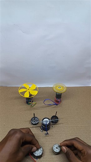 ⚙️ Spinner Switch Mechanism with DC Motor | Amazing DIY Science Project