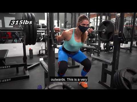 Jessica Buettner: 405lb Squat Single and Low Bar Squat Tutorial