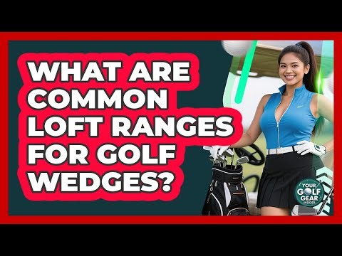 What Are Common Loft Ranges For Golf Wedges?