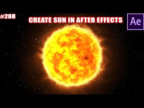 Sun atmospheric effect - After Effects tutorial