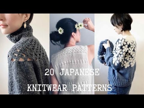 20 Japanese Knitwear Patterns