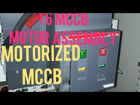 Motorized mccb motor asembly ABB T6 frame