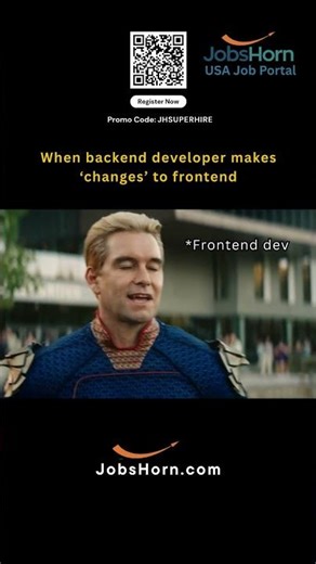 When backend makes ‘small changes’ to frontend #jobshorn #allusajobsandrecruiters