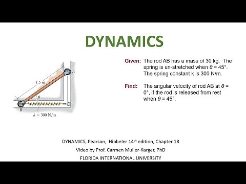 DYNAMICS, Example 18.4 Principle of Work and Energy