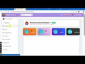 Schools Management System (student dashboard)