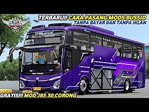 HOW TO INSTALL BUSSID MODS FOR FREE WITHOUT PAYMENT & WITHOUT ADS | EASY AND FAST