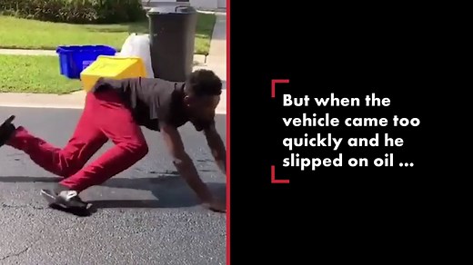 Man gets hit by a car in this ‘In My Feelings’ Challenge fail