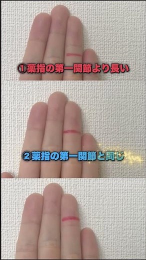 小指の長さでわかる本当の性格