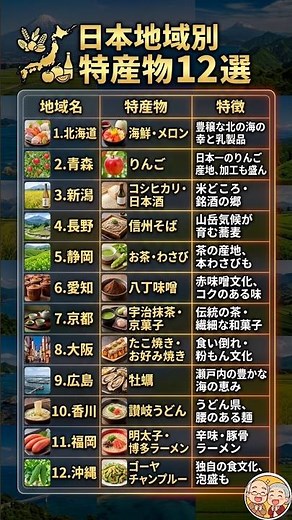 日本全国「美味しいもの」巡り！あなたはいくつ食べましたか？