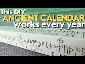 Runic Calendar Staff - How Medieval Nordic People Tracked Time (and how to make one)
