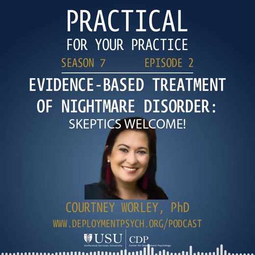 In case you missed it... "We often think of nightmares as a symptom...