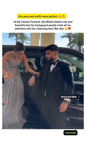 His aura and outfit were perfect🔥❤️ #aliabhatt #bodyguard #ytshorts #attention