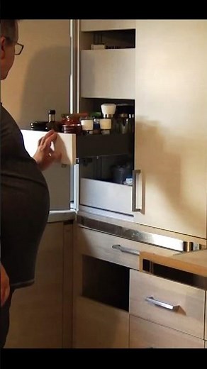 Smart Kitchen with 42 Drawers ⚙️✨ #CustomKitchen #InteriorDesign #KitchenRenovation