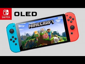 Minecraft Nintendo Switch OLED Unboxing Game First Launch