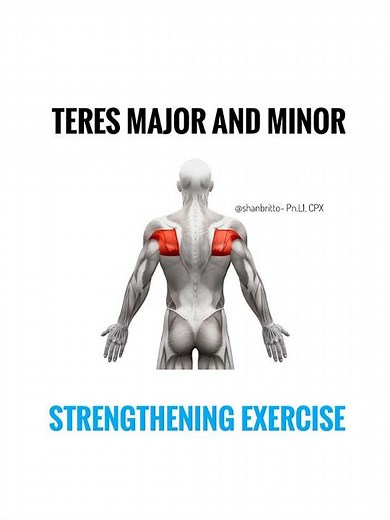 Teres Major and Minor strengthening exercise
