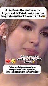 168K views · 1K reactions | Bakit mo naman sinaktan si Baby Julia Gerald  Disclaimer : I Hereby declare that I don't own the rights to this music or song.All rights belong to the rightful owner, No copyright infringement intended and I do not claim to own any of the original songs.For entertainment purposes only. #JuliaBarretto #fblifestyle | I am Bambi | Facebook