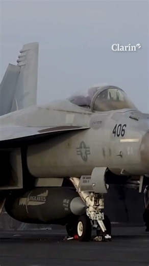 EE.UU. muestra el despegue de cazas desde un portaaviones en plena ofensiva contra Irán