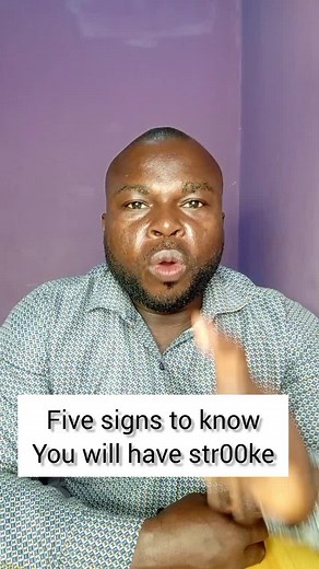 five signs to know you are to become a str00ke patient #stroke