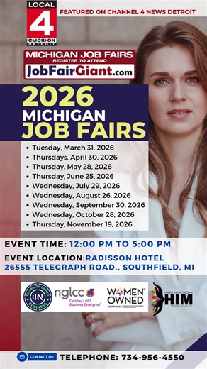 Detroit Job Fair 2026 Events. Find Local Jobs Near You In Michigan. The Detroit Job Fair provides direct access to employers, real interviews, and current job openings near you. Events are held throughout Detroit, Southfield, Grand Rapids, Lansing, Flint, and surrounding Michigan communities, making it easier to find work close to home. #work #community #opening #michigan