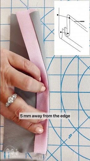 Double bias edge seam - How to make and When to use it | Sewing 101
